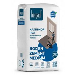 Bergauf Boden Zement Medium 20 кг фото